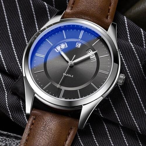 2020 Mens Watches YAZOLE Brand Relogio Masculino Male Clock Quartz Watch Casual Steel Men Watch Waterproof Designer Sport Watch