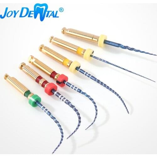 25mm Engine Use Dental Endo File Root Canal Instrument NITI Alloy Files 6pcs/box