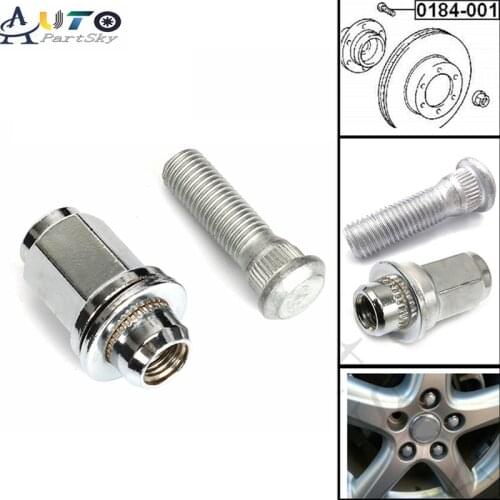 90942-02049 + 90942-01058 LUG NUT & WHEEL LUG STUD FOR TOYOTA 4RUNNER SCION tC For LEXUS GX460 9094202049 9094201058