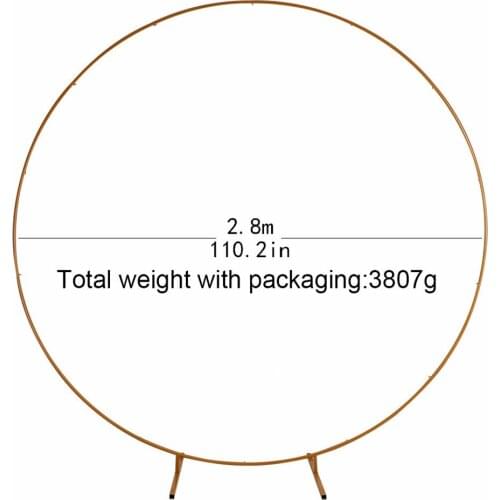 Balloon Arch Wedding Decoration Arch Hoop for Balloon Support Kit Metal Circle Birthday Party Decorations Circle Backdrop Stand