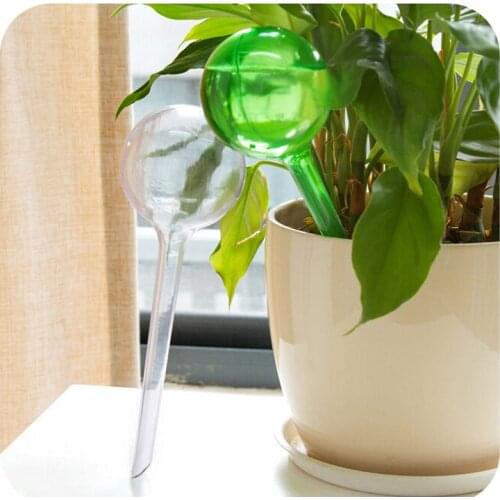 Auto Drip Irrigation Imitation Glass Ball Flower Automatic Watering Device Plant Pot Bulb Shape Drip Home Travel Water Dropper