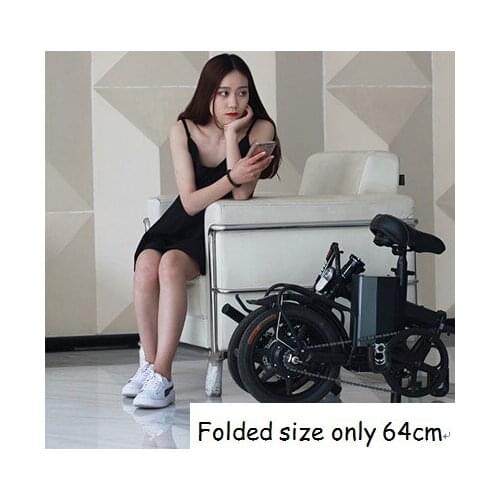 Electric Bicycle Mini Folding Electric Bike 10-inch 21 Speed 48V Lithium Battery 240W Electric Scooter
