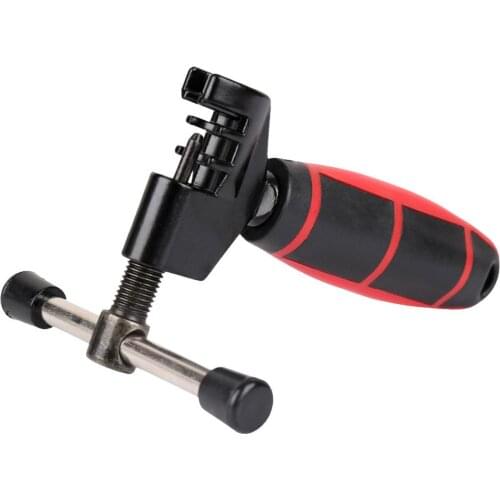 Bike Chain Cutter Easy To Assemble Convenient Chain Repair Tool Chain Disassembly Tool Red Handle Chain Cutter Chain Device