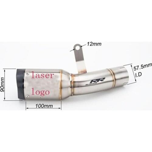 Motorcycle Modified S1000RR Exhaust Pipe Muffler And Middle Link Pipe FOR S1000 S1000RR 2015 2016 Years Exhaust Pipe