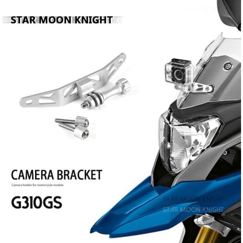 Motorcycle Holder Cam for GoPro Camera Driving Recorder Bracket Front Camera Mount CamRack For BMW G310GS G 310 GS 2017-Up