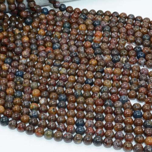 Natural Pietersite Stone Loose Round Beads 6mm / 8mm / 10mm