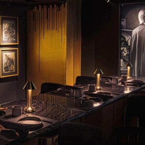 NEW Dimmable LED Table Lamp 3-Levels Brightness Touch Sensor Light Rechargeable Night Lights Nightstand Lamp Bedside Lamps QBMY