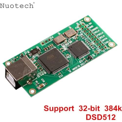Nuotech Amanero Combo384 IIS Digital Interface Crystal Oscillator Supports DSD512 32bits/384khz for AK4497 ES9038 DAC Board
