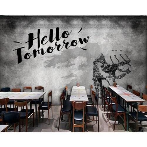 Beibehang behang wallpaper for walls 3 d Custom silk cloth wallpaper black and white 3d brick wallpaper background 3d wallpaper