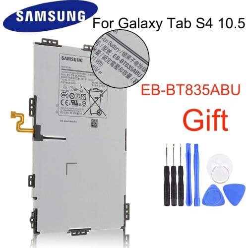 SAMSUNG Original Phone Battery 7300mAh EB-BT835ABU For Samsung Galaxy Tab S4 10.5 SM-T830 T830 SM-T835 T835 Free Tools
