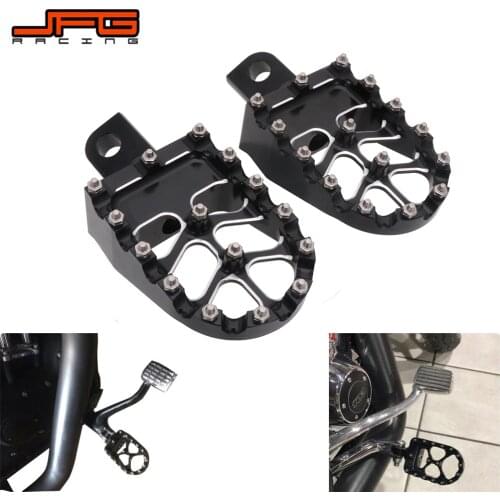 Motorcycle CNC Foot Pegs Footpeg Pedals Foot Rests For Harley Davidson Dyna FLTRX FLHTCUL FLHTKL Sportster 883 XL883 XL1200