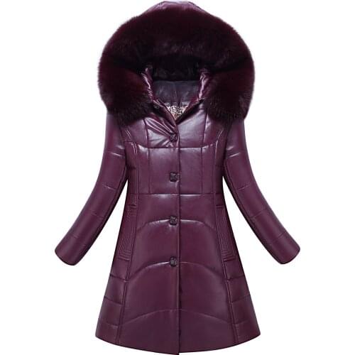 Ptmideer Women's Parkas With Natural Fur