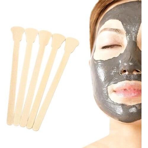 50/100PCS Wooden Waxing Wax Spatula Tongue Depressor Disposable Bamboo Sticks Kit Multifunctional