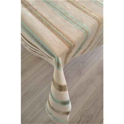 Raw Linen Premium Quality Table Cloth Wedding, Party,Sofa Cover Turkish Cotton For Rectangular Table