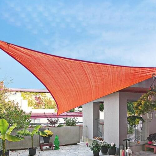 Sun Shade Sail for Outdoor Oxford Cloth Triangular Canopy with Ring & Rope Heavy Duty for Patio Garden Backyard 4*4*5.7M SCVD889