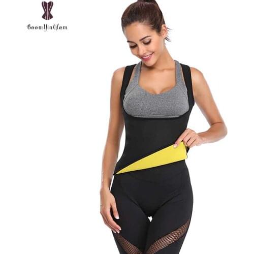 Sportswear women vest waist trainer Plus Size Body Shaper Neoprene Waist slimming trainer Weight Loss Corset Tummy Trimmer