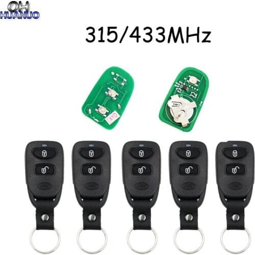 5pcs/lot wholesale High quality Smart Remote Key 2+1 Buttons 315/433MHZ for Hyundai /Tuscon Sonata 2005-2011 3 Button
