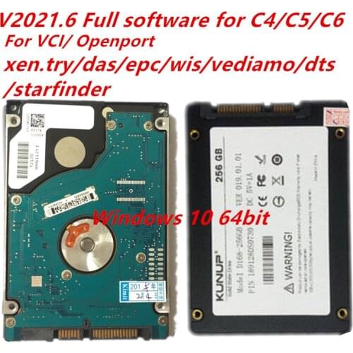 V2021.06 MB STAR C4 C5 C6 VCI For OpenPort full Software XENRY/SCN/DAS/EPC data card/WIS//EWA/Starfinder/VEDIAMO/DTS-Monaco SSD