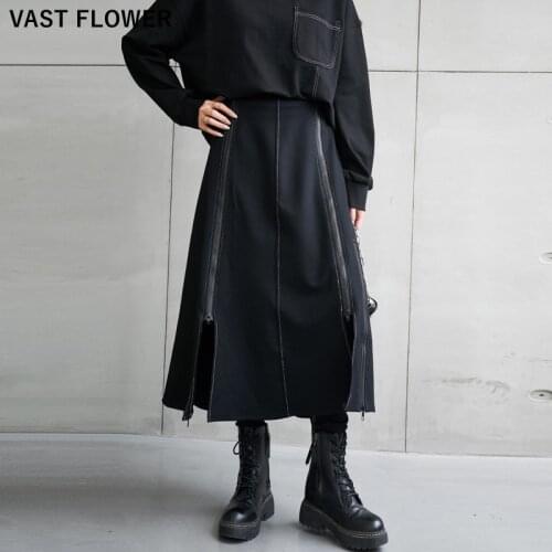 Женские юбки миди VAST FLOWER China At AliExpress