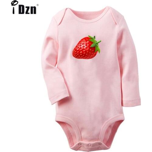 Spring Autumn Baby Girls Rompers Bodysuit Newborn Cute Fruit Sweet strawberry blackberry raspberry Long Sleeves Jumpsuit Clothes