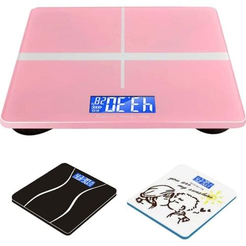 LED screen 180KG Digital Weighing Scale Electronic USB Rechargeable Weight Scale with Temperature Display