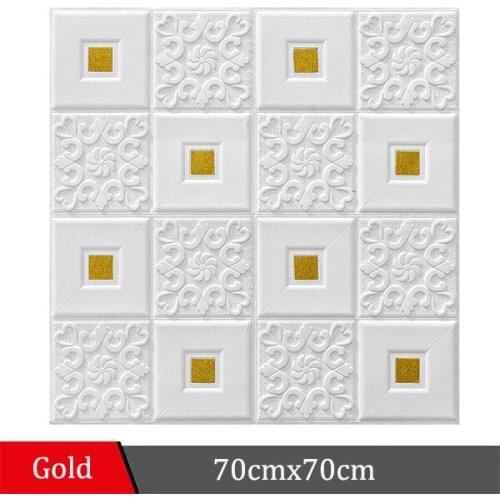 3D Sequin Waterproof Wallpaper Wall Sticker Home Decor PE Foam Waterproof Wall Covering Self Adhesive Wallpaper For Living Room