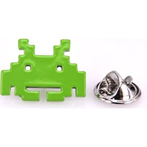 High quality Lapel Pin New Green robot Brooch mens suit shirt Lapel Badge Brooch Pin mens jewelry gift Lapel Brooch Pin