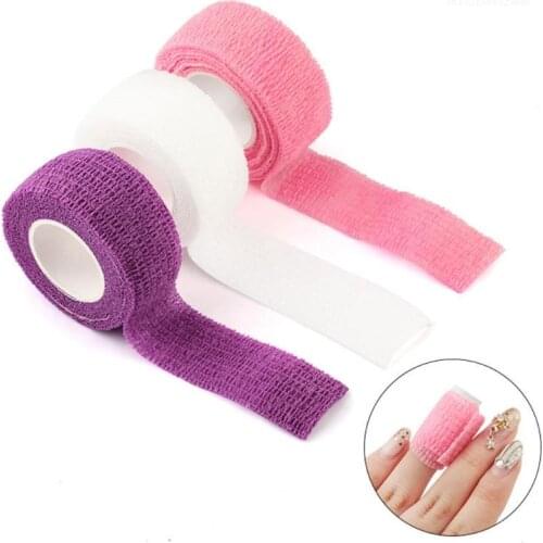 Wrap Finger Bandage Tape File Nail Art Sports Protective Pain Self-adhesive Stretchy Finger Tape Wrap Bandage for Women New