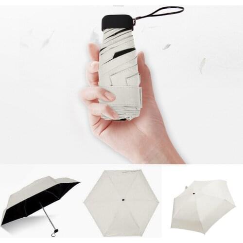 Umbrella Rain Women Sunny Umbrella Flat Lightweight Umbrella Parasol Foldable Ombrello Paraguas Plegable Mujer Mini Umbrella
