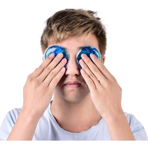 1Pc Round Reusable Ice Cold Hot Gel Pack Therapy Microwaveable Heat Pain Relief