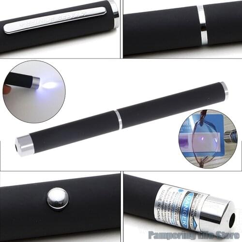 Blu-ray lens test pen Color change film detects Anti Blue Light Glasses Test Pen Teaching Flashlight Cat Catch the Beam Light