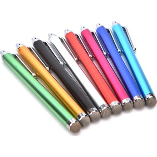 1PC Universal Mini Metal Micro Fibre Stylus Mesh Fiber Tip Touch Screen Stylus Pen For IPhone For Samsung Smart Phone Tablet PC