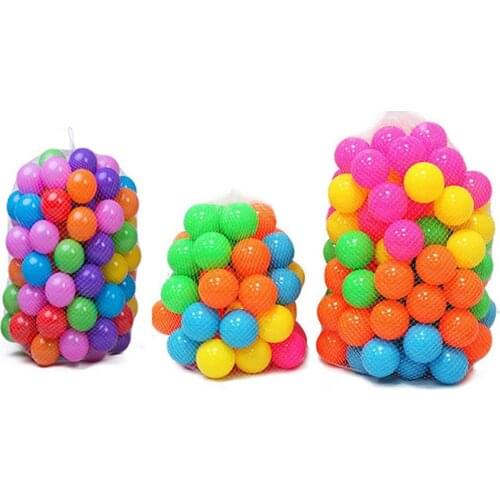 100Pcs/Set Outdoor Sport Ball Colorful Soft Water Pool Ocean Wave Ball Outdoor Fun Sports Baby Children Funny Toys Eco-Friendly