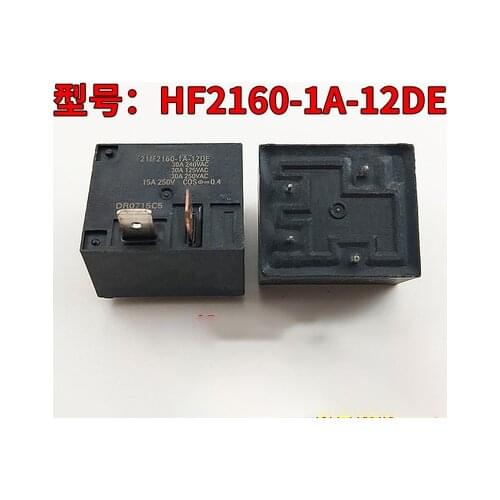 2pcs/lot Relay HF2160-1A-12DE HF2160-1A-24DE 4PIN 30A 12V 24V