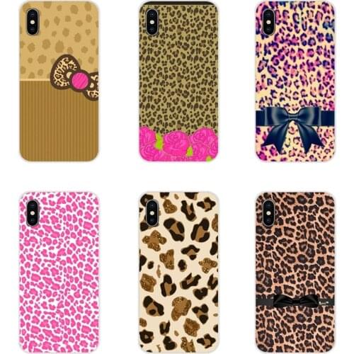 Accessories Phone Cases Cover For Apple iPhone X XR XS 11 12Pro MAX 4S 5S 5C SE 2020 6S 7 8 Plus ipod 5 6 Colorful leopard print