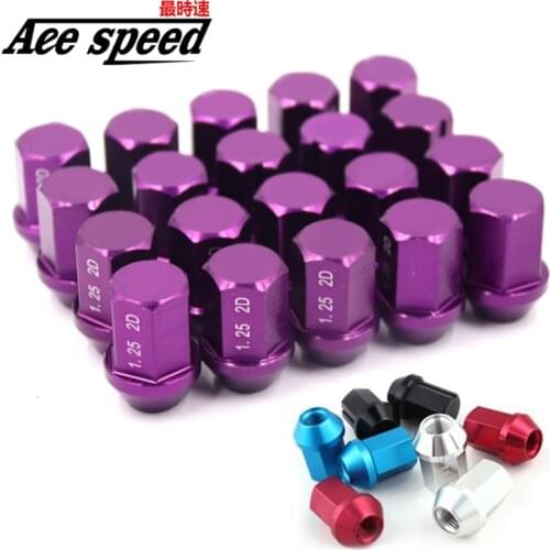 Car Wheel Racing Lug Nuts for rays Billet Aluminum L:35mm For Toyota Mitsubishi HONDA CIVIC ACURA INTEGRA FORD