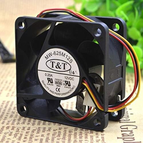 Mw-625m12s DC12V 0.20a 6cm Three-Wire Speed Measurement Silent Cooling Fan 6months Warranty