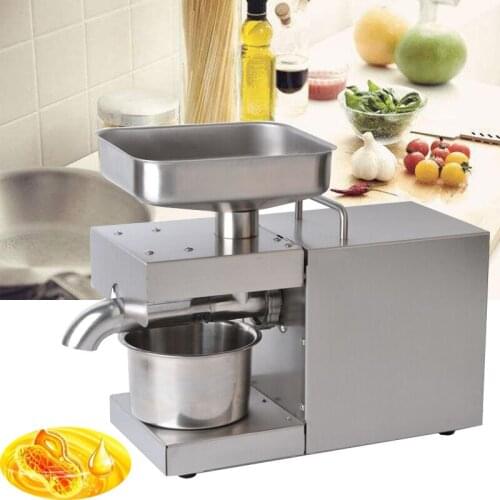 Household Small And Medium Oil Press Intelligent Temperature Control 304 Stainless Steel Kitchen Edible Oil Processing Equipment