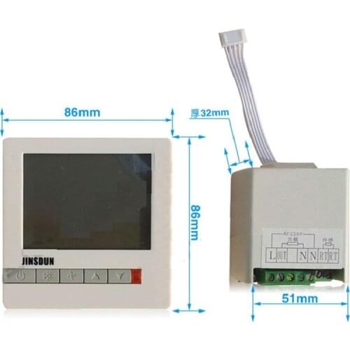 C5,Thermostat for warm wall,temperature controller for infrared heater and carbon crystal,temperature controller for heating