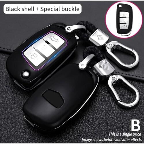 Carbon Fiber Car Smart Key Cover Case Fob For Geely Emgrand EC7 MK Atlas X7 EC8 GT Boyue CK2 Panda GC6 NL3 GX7 GX2 Protect Shell