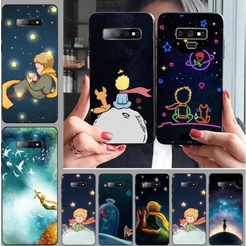 The little prince France Fiction DIY Painted Bling Phone Case For Samsung S6 S7 edge S8 S9 S10 e plus A10 A50 A70 note8 J7 2017