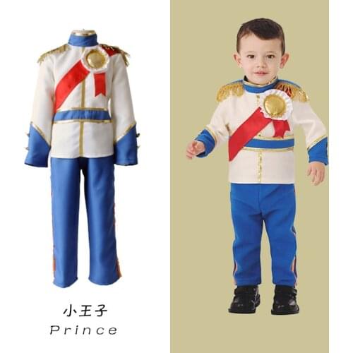 China Embroidery #62 Halloween children prince costume cosplay prince charming fairy tale cosplay costume European style