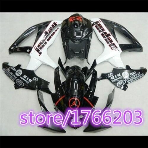 Motorcycle Injection ABS Plastic Fairing Kits For Suzuki GSXR600-750 08-10 K8 Year 2008 2009 2010 black white Fairing