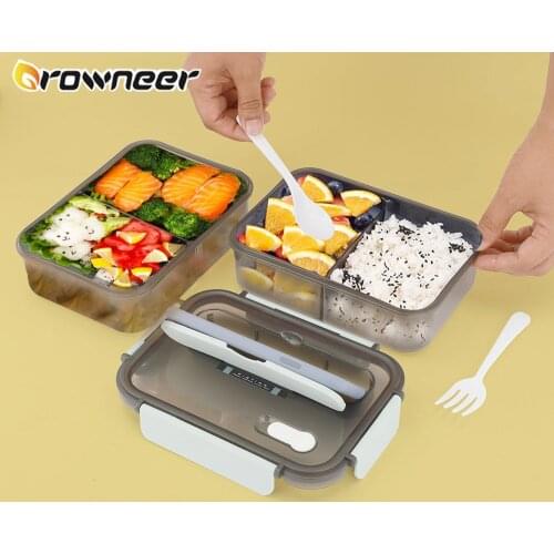 Lunch Box Kitchen Work Student Outdoor Activities Travel Microwave Heating Food Container Plastic Bento Box Storage Snacks Boxes