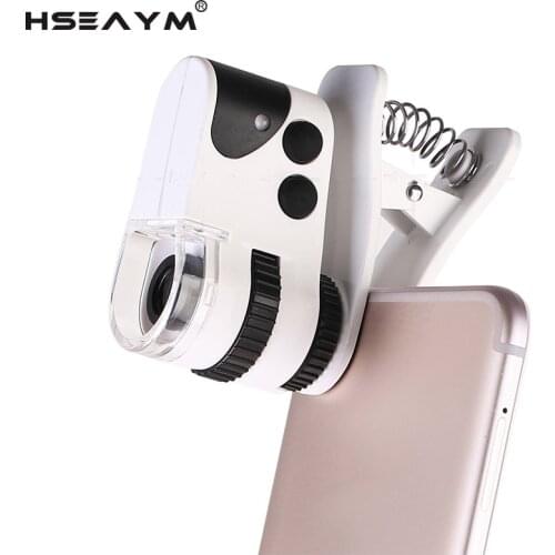 50X LED Light Portable Jewelry Magnifier USB Rechargeable Magnifying Glass Loupe Currency Detecting Antique Jade Identification