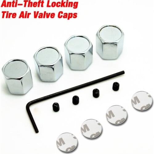 MOTOBOTS New 4PCS Caps Anti-Theft Locking Tire air valve caps For Mixed order #FD-3699