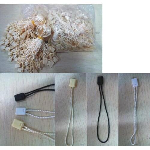 Clothes Garment Tag Label hangtag Sling Rope Nylon Strip String Cord 1000pcs/bag FREE shipping