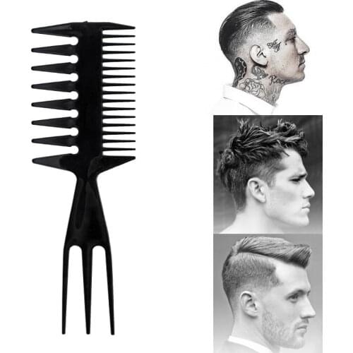 Hairdressing Dyeing Cutting Combs Fish Bone Shape Double Side Teeth Coloring Brushes Triple Use Pro Salon Barber Styling Tools