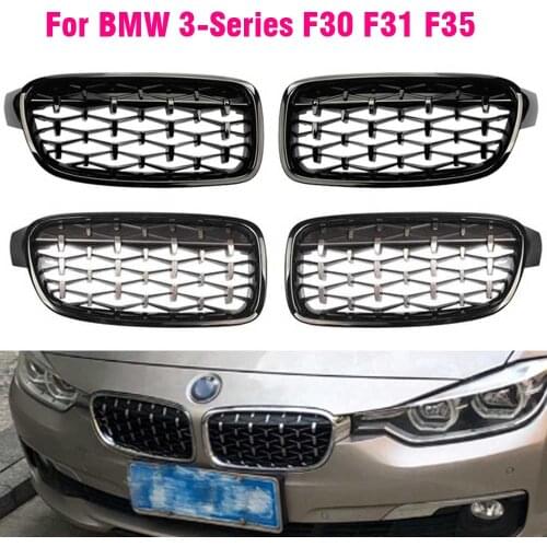Car Front Sport Grill Kidney Grills Star For BMW 3-Series F30 F31 F35 320i 320d 325i 2012-2017