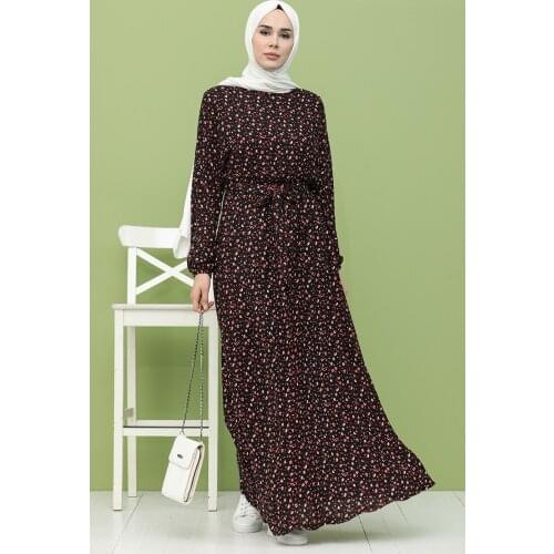 Minahill Beli Wheel Belted Dress 21Y8256-04 Black 21Y8256-04